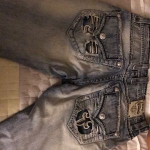 Rock Revival Blue Jeans